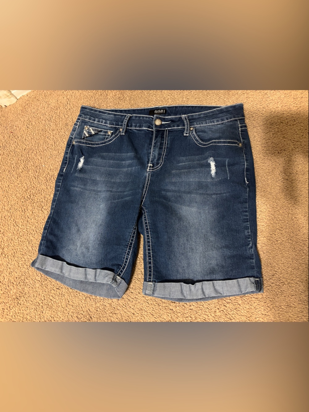 a.n.a Dark Wash Denim Jean Shorts